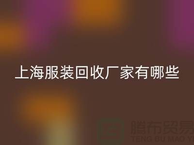 庫存尾貨回收公司未來展望,快捷的服務流程-上海服裝回收廠家