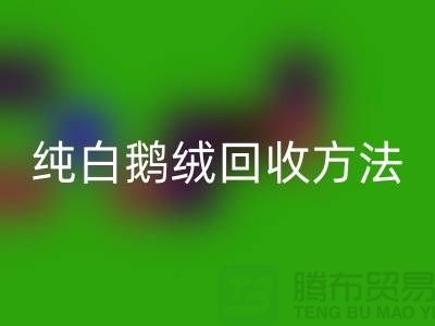 純白鵝絨回收方法-國標羽絨回收意義-鴨絨回收網(wǎng)站平臺