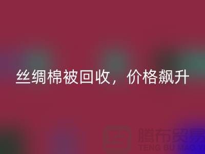 從廢品到財富：絲綢棉被回收，價格飆升！