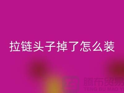 拉鏈頭子掉了怎么裝上去